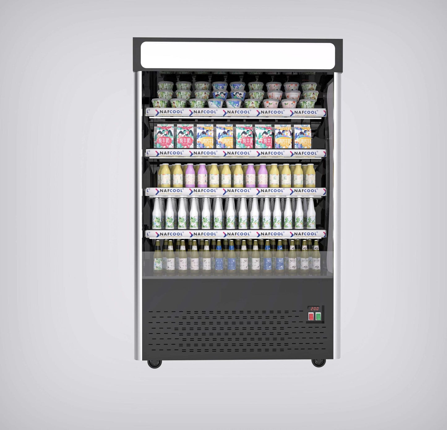 ALKCOOL OFC46"S" Commercial Refrigerated Air Curtain Merchandiser, 46"S