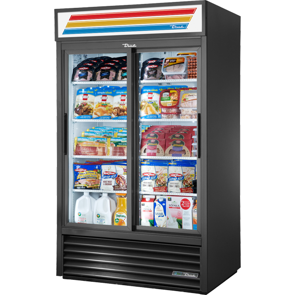 GDM-41-HC-LD Slide Door Refrigerator with Hydro Carbon Refrigerant & LED Lighting